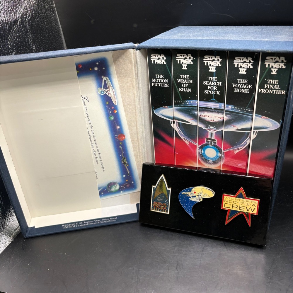 Star Trek The Movies 25th Anniversary Collection VHS Gift Set Paramount Pictures